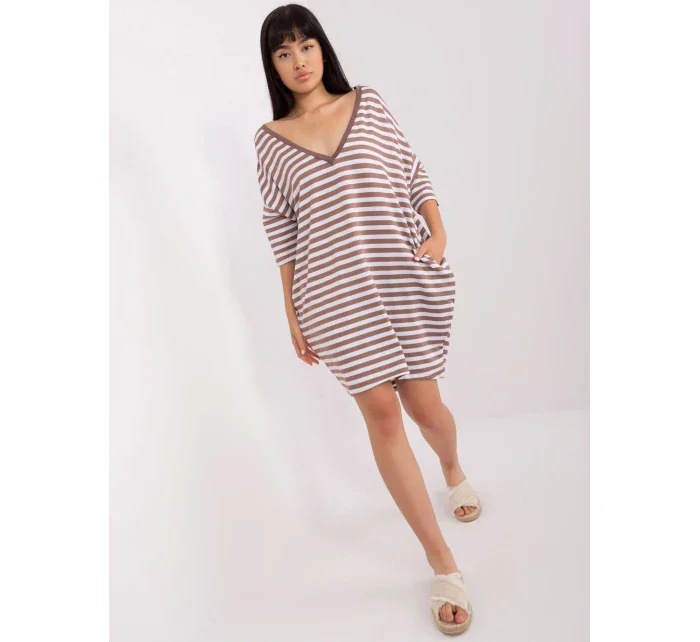 Tunika EM TU 890.13 bielo-hnedá