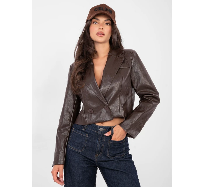 IT KR bunda FL9719 1.36 tmavohnedá