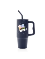 Vlastní text na cestovatelskou termosku s barevným víčkem