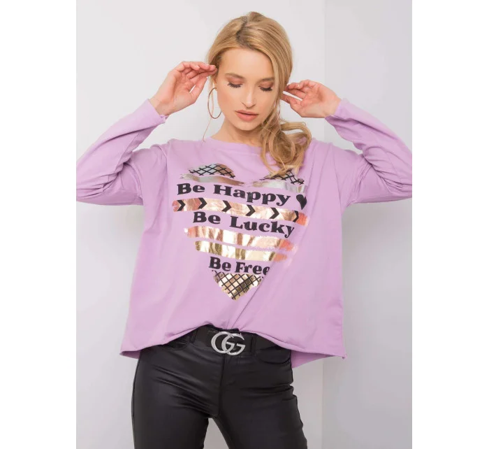 Dámská bavlněná halenka s potiskem model 16307015 - FPrice