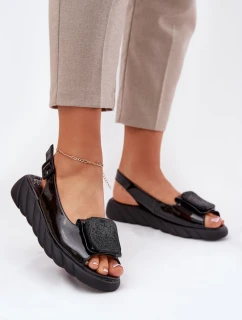 Model topánok na klinoch 213002 Krok v štýle