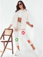 Dámska bunda DOSTA ecru FashionStreet TY4143 Dámska bunda DOSTA ecru FashionStreet TY4143