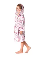 Detský župan Toya s kapucňou ružový - Vestis Detský župan Toya s kapucňou ružový - Vestis