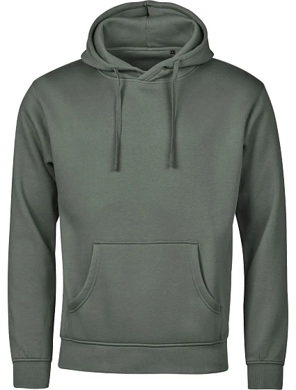 Tee Jays TJ 5152 Mikina s kapucňou z hrubej bavlny „Unlabeled“ 18.5152 listovo zelená