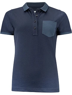 Polo Women Dámské piqué polo z těžké bavlny "TwoTone" navy model 22453696 - James Harvest