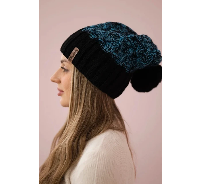 Milano fleecová čepice K203 tyrkysová model 18749925 - K-Fashion Milano fleecová čepice K203 tyrkysová model 18749925 - K-Fashion