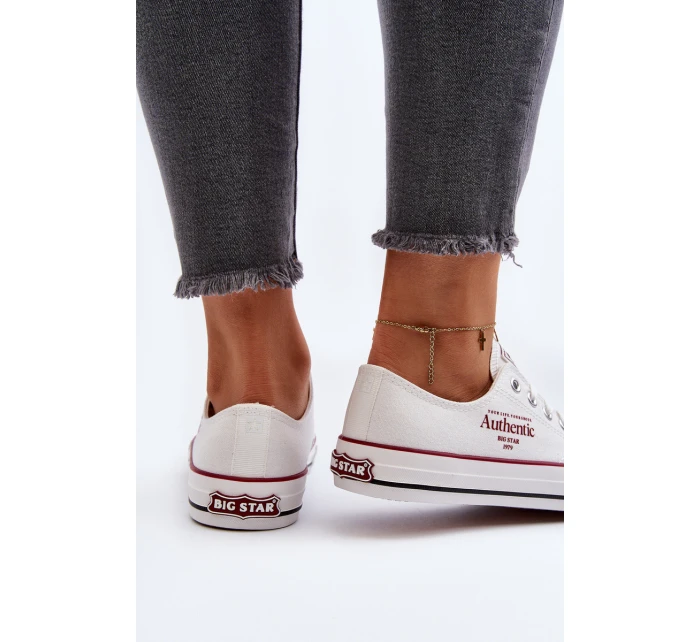 Dámské tenisky Big Star model 21649612 Bílé - Big Star Shoes Dámské tenisky Big Star model 21649612 Bílé - Big Star Shoes