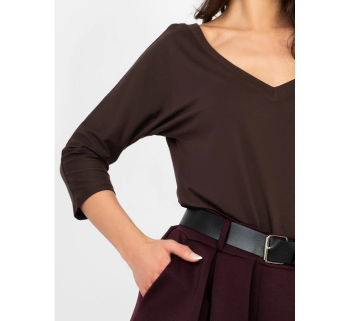 Blúzka RV BZ A1189.24 tmavohnedá