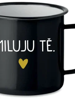 I LOVE YOU - čierna plechovka 350 ml