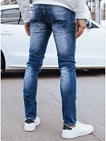 Pánske modré džínsové nohavice UX4297 modré - FashionStreet