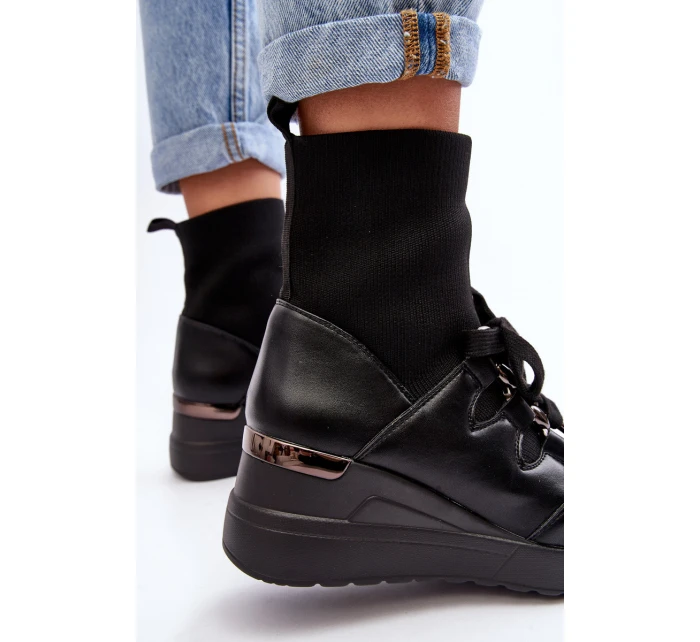 Dámské Botky Na Se Černé model 21638517 - Boto Dámské Botky Na Se Černé model 21638517 - Boto