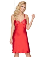 Dámská košilka model 17583449 Hot Red chemise - Irall Dámská košilka model 17583449 Hot Red chemise - Irall