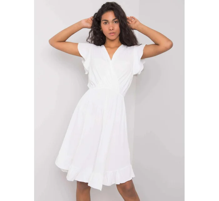 Dámske šaty TW SK BI BF003.71 Biela - Och Bella Dámske šaty TW SK BI BF003.71 Biela - Och Bella