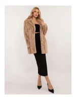 Dámsky kabát TW CZ BI G230119.32 svetlohnedý - Fashion Classic