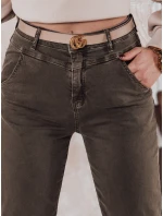 Dámské džínové kalhoty light brown Dstreet model 21983399 - FashionStreet