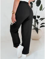Dámské kalhoty se širokými nohavicemi černé Dstreet model 21987408 - FashionStreet