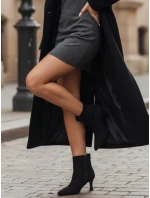 Dámské semišové kozačky černé Dstreet model 21993194 - FashionStreet Dámské semišové kozačky černé Dstreet model 21993194 - FashionStreet