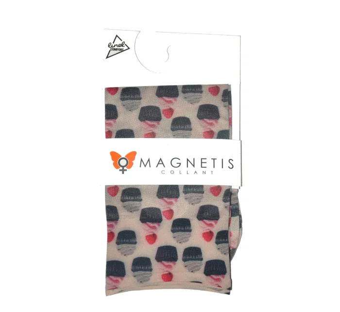 Dámske vzorované ponožky Magnetism lycra 20 den