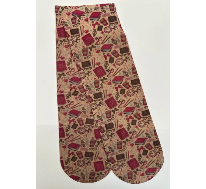 Dámske vzorované ponožky Magnetism lycra 20 den