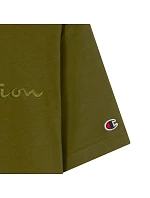 Pánske tričko Champion SS Tee olive 220273 GS585 pánske