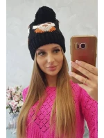 Dámská čepice  černá model 18751609 - K-Fashion