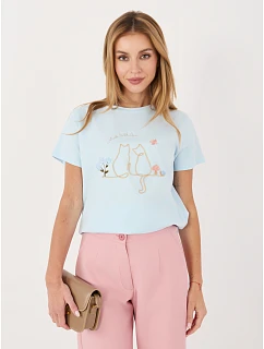 Tričko IR TS R2766.60 svetlo modré