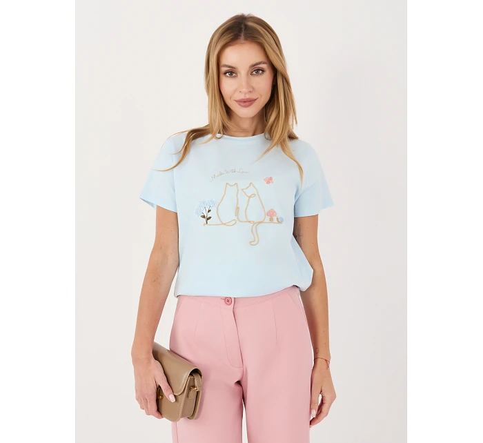 Tričko IR TS R2766.60 svetlo modré