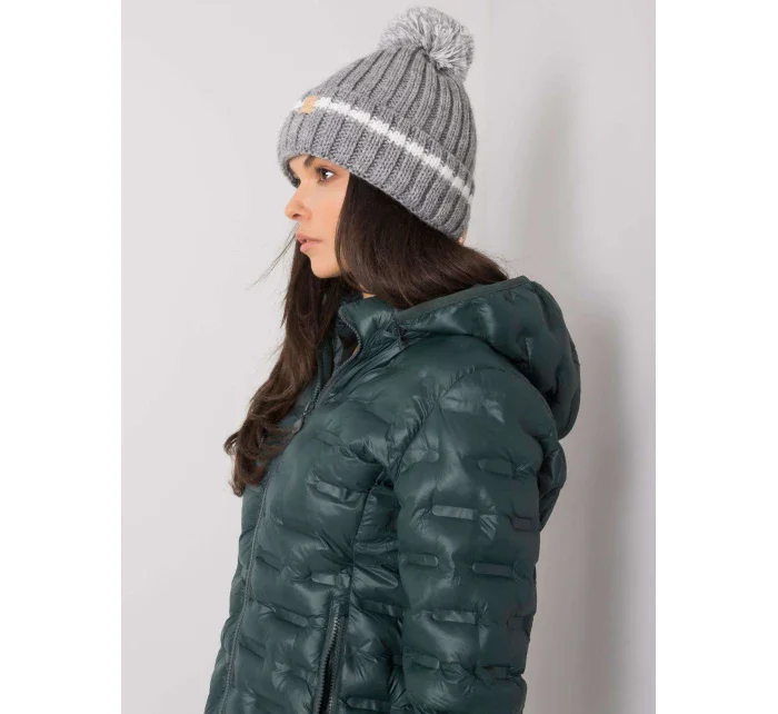 Dámská čepice JK CZ 35 model 15837286 šedá - FPrice Dámská čepice JK CZ 35 model 15837286 šedá - FPrice