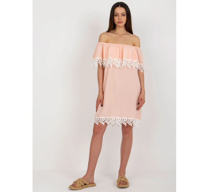 LK SK 506987 šaty.04X broskyňa LK SK 506987 šaty.04X broskyňa