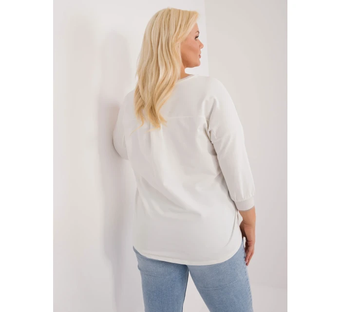 Bluzka RV BZ model 19920686 ecru - FPrice Bluzka RV BZ model 19920686 ecru - FPrice