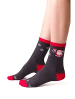 Dámské vánoční ponožky model 21327638 3540 - Steven Dámské vánoční ponožky model 21327638 3540 - Steven