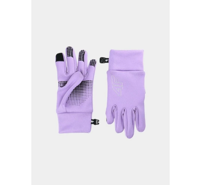 Detské pletené rukavice s dotykovým displejom 4F Junior 4FJWAW24AGLOU068-52S Detské pletené rukavice s dotykovým displejom 4F Junior 4FJWAW24AGLOU068-52S