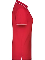 JN Dámské piqué polo s kontrastní légou 02.0 red/white model 22489063 - Daiber