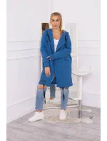 Zateplená džínová bunda s kapucí Zateplená džínová bunda s kapucí