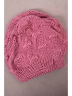 Dámská čepice  tmavě růžová model 18752355 - K-Fashion