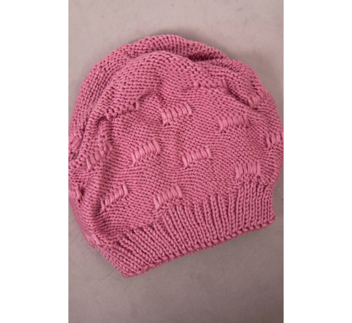 Dámská čepice  tmavě růžová model 18752355 - K-Fashion