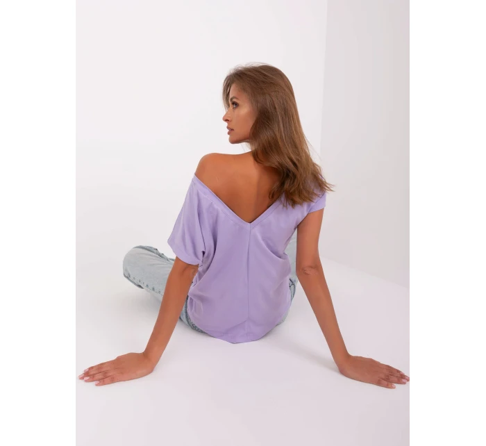 T shirt RV TS model 18848050 jasny fioletowy - FPrice