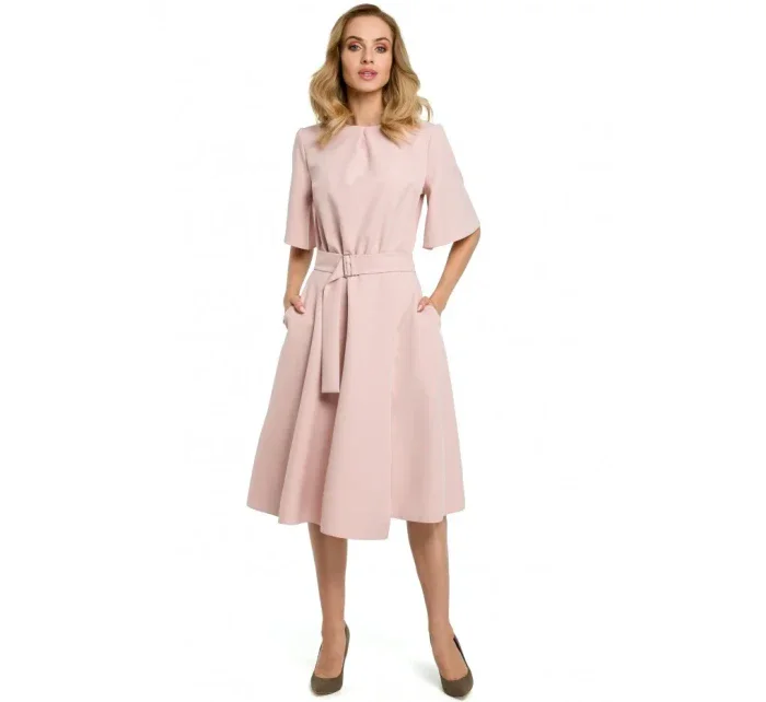 model 18001828 Šaty pudrové - Moe