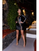 Šaty V-10959 čierne - Axami