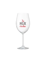 JSI MOJE VŠECHNO - čirá sklenice na víno 350 ml