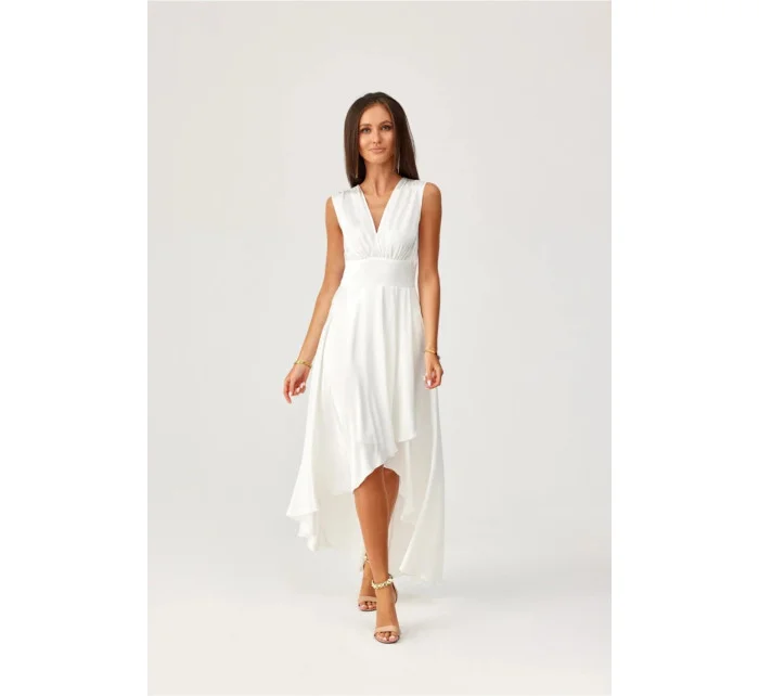 Večerné šaty SUK0410 biele - Roco Fashion