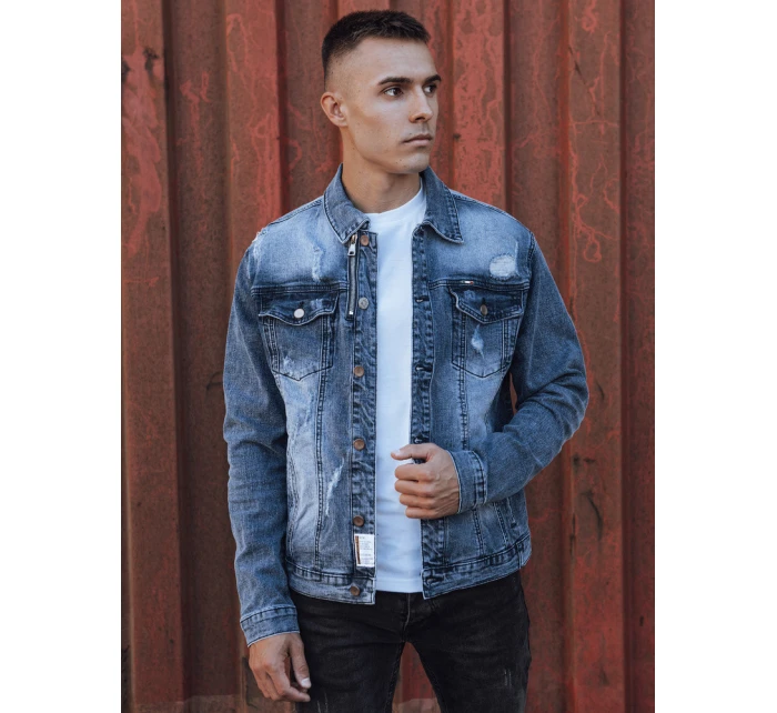 Pánská džínová bunda modrá Dstreet model 21980253 - FashionStreet