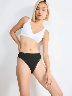 sloggi GO Crush High leg C3P - BLACK - SLOGGI BLACK - SLOGGI