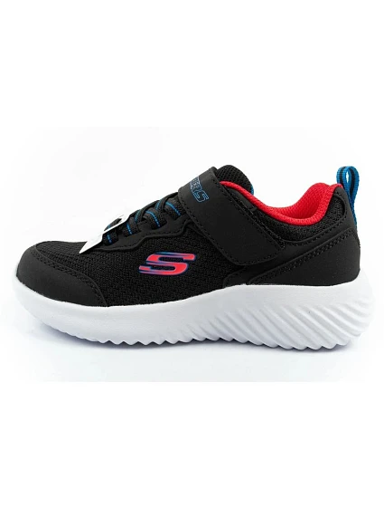 Dětská sportovní obuv model 22061812 na suchý zip lehká módní černá - Skechers Dětská sportovní obuv model 22061812 na suchý zip lehká módní černá - Skechers