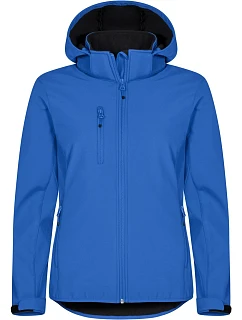 Classics Softshell Hoody W Dámská 3vrstvá softshellová bunda s kapucí model 22471089 royal blue - Clique
