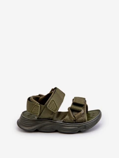 Dziecięce Sandałki Zapinane Na Rzepy Zielone Orretta