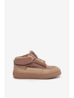 Śniegowce Damskie Big Star OO274A532 Beżowe Śniegowce Damskie Big Star OO274A532 Beżowe