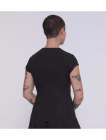Dámske rebrované tričko GO - BLACK - black 0004 - SLOGGI