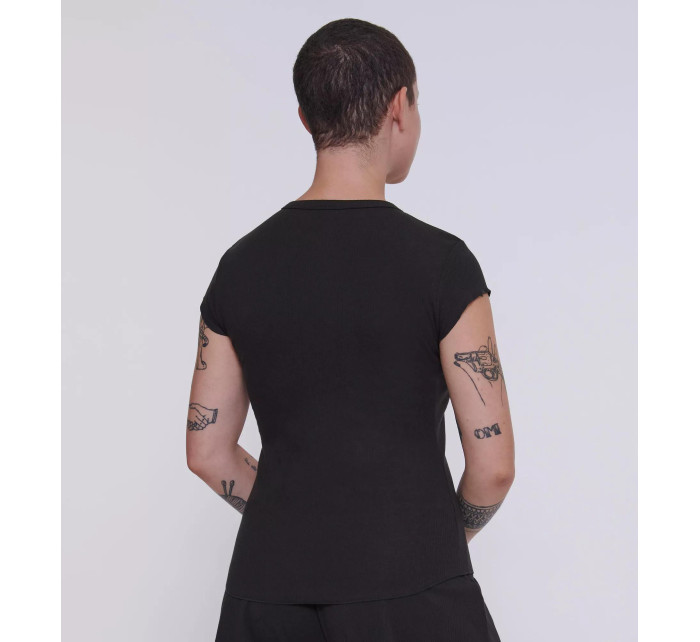Dámske rebrované tričko GO - BLACK - black 0004 - SLOGGI