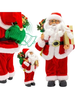 Vianočné dekoratívne mickey stojace deluxe 30cm RED detské